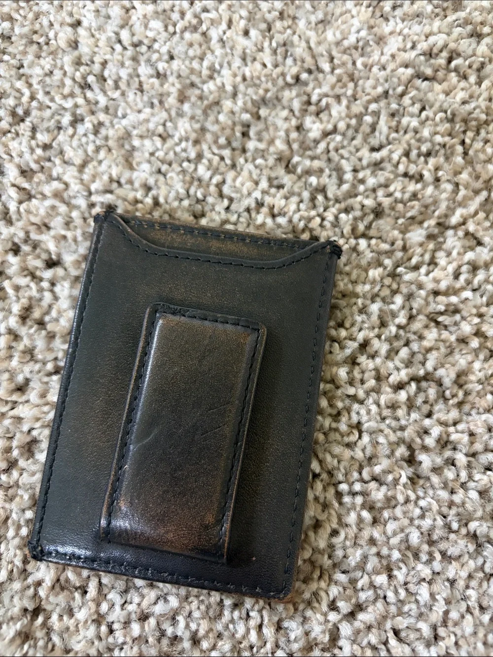 Duck wallet money clip small leather wallet